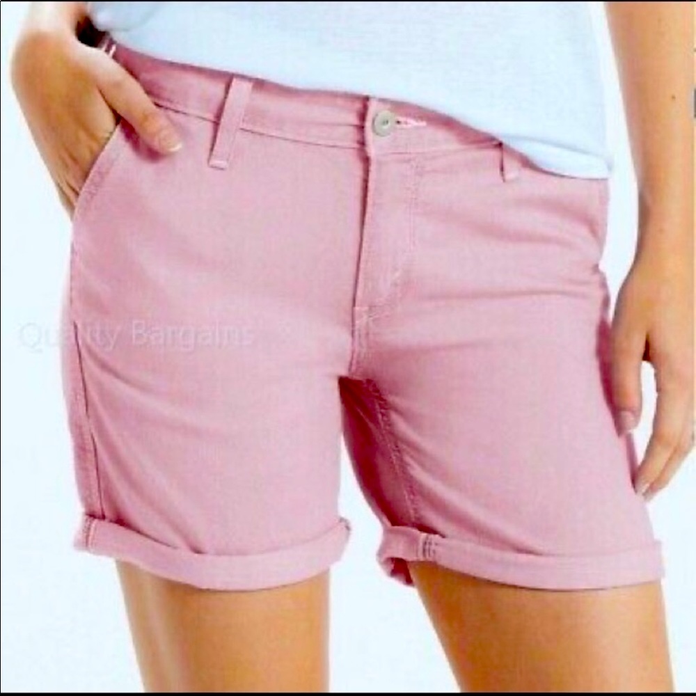 Levi’s pink denim shorts